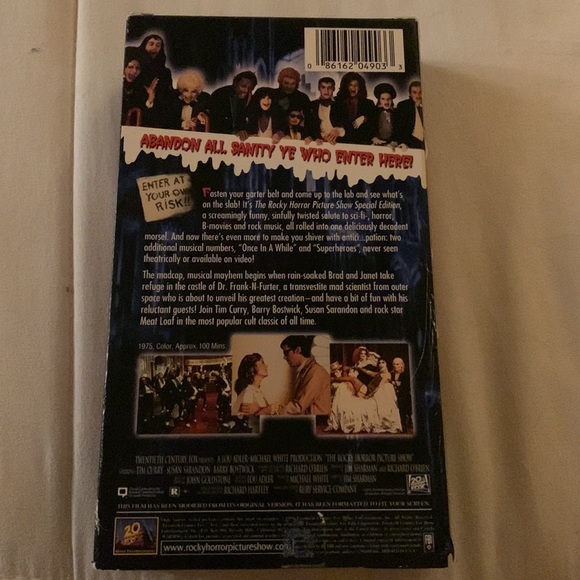 VHS - THE ROCKY HORROR PICTURE SHOW - Picture 2 of 3